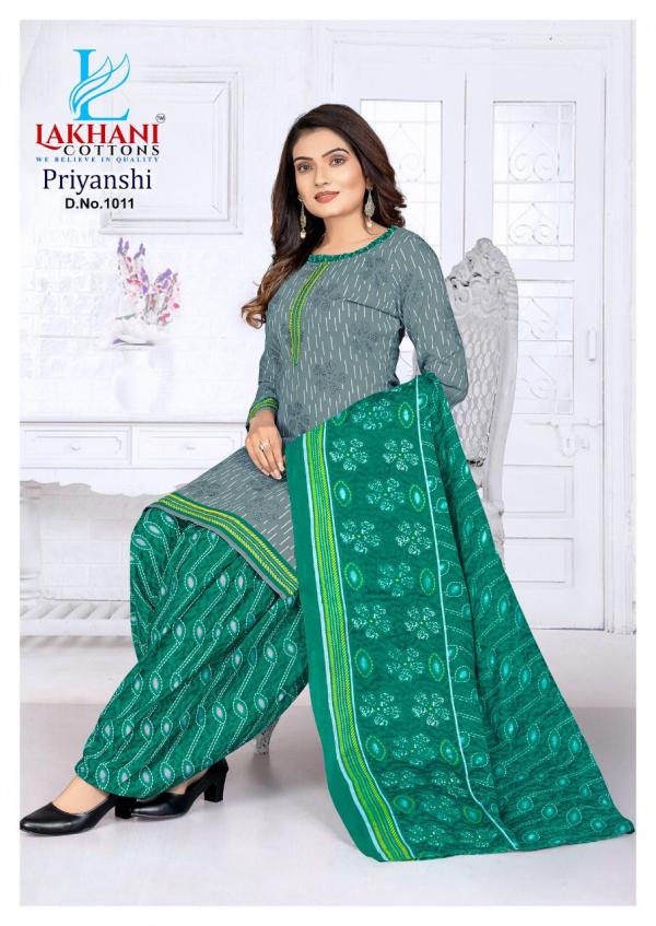 Lakhani Priyanshi Cotton Patiyala Dress Material